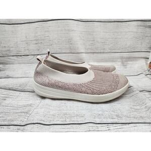 Fitflop Women Shoe Uberknit Ballerina Size 8M Knit Ballet Flat Pre Owned